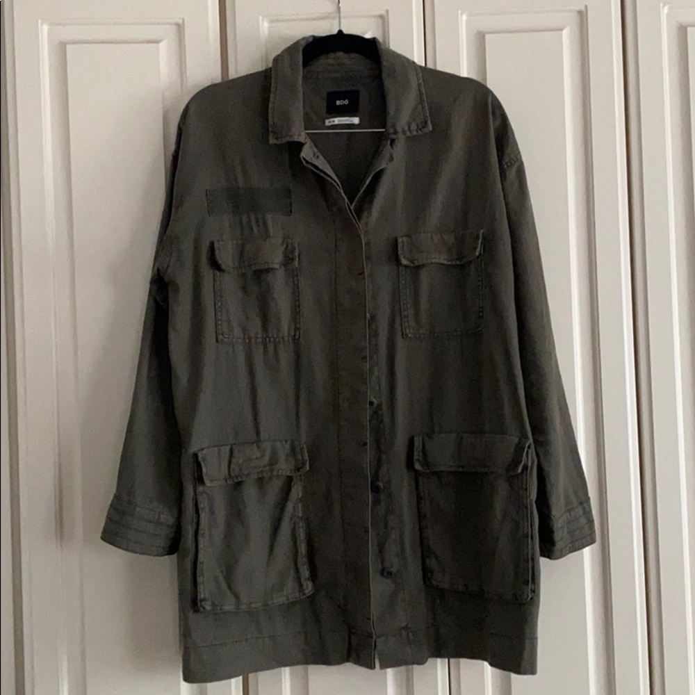 Green Cargo Jacket - image 1